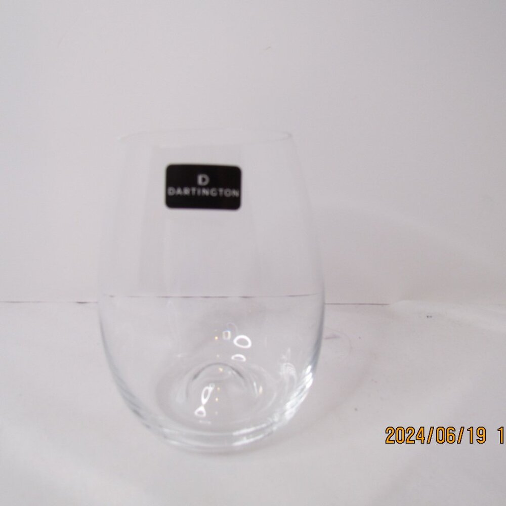 Dartington Stemless Wine Glasses Made in Britian